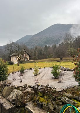  Plantation et préparation du sol pour un nouvel aménagement paysager