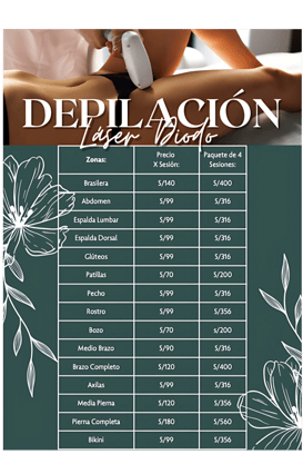 Depilación laser precios