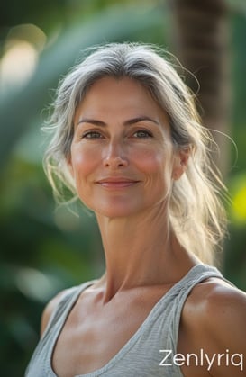 fit woman outdoors in natural light, representing balanced energy and natural glucose support