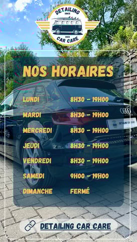 horaires detailing car care