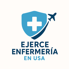 Trabaja en enfermeria en USA logo
