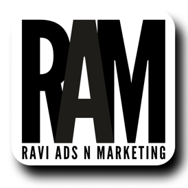 Ravi ads n markeitng logo