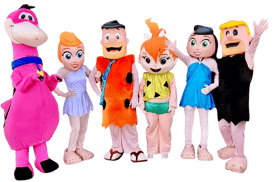 fabricacion de botargas para espectaculos infantiles de los picapiedra