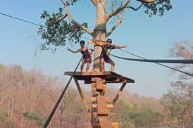Ziplines & Adventure Park in Tad Lo