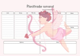 Planificadores Semanales de San Valentín: Descarga Gratis
