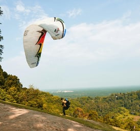 Go for a Balloon Ride from top of a mountain
