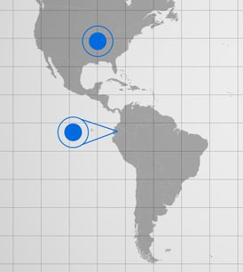 a map of the world with a map of the world