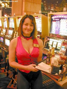 New York New York Las Vegas cocktail waitress