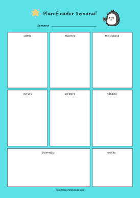 Planificadores Semanales Kawaii: Organiza tu Semana con Estilo y Alegría 