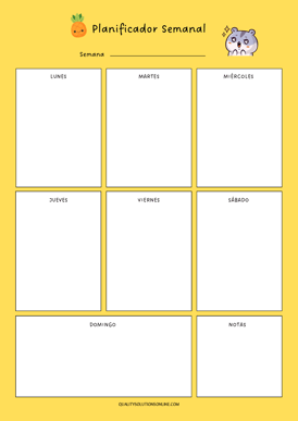 Planificadores Semanales Kawaii: Organiza tu Semana con Estilo y Alegría 
