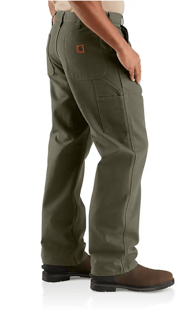 a man in a cargo pants and a white shirt vintage