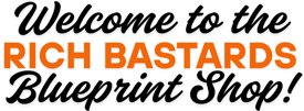 a sign that says welcome to the rich bastards