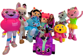 fabricacion de botargas para espectaculos infantiles de gabby doll house