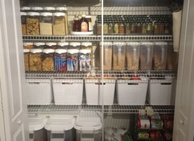 Organized pantry