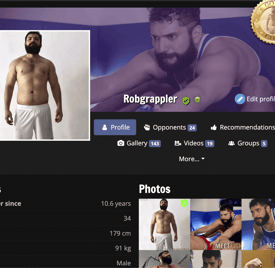 Robgrapplers profile on Meetfighters.com