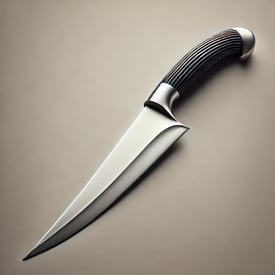 A boning knife blade