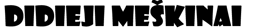 Didieji meškinai logotipas