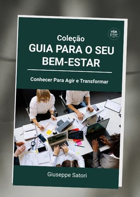 Imagem em 3d da representação física da Coleção Guia Para o Seu Bem-Estar 