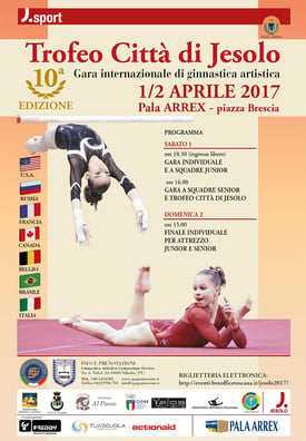 Locandina Trofeo Città di Jesolo 2017