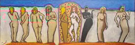 oeuvre d'art- nus - artiste peintre -peintures - femmes