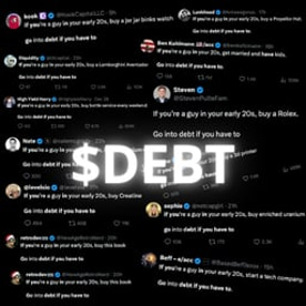 Doom Eventually But Today - $DEBT logo