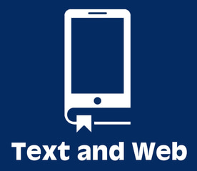 Text and Web logo