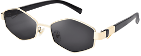 minimalistic retro small oval sunglasses