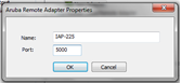 Omnipeek adapter properties