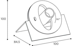 dibujo técnico foco suelo