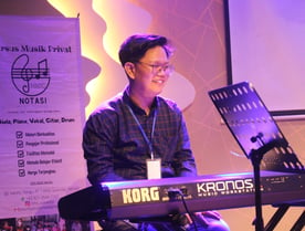 Salah Satu TUTOR PIANO dari Notasi Music Course Kursus Musik Privat di Kendal