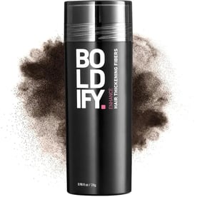 BOLDIFY Hair Fibers (28g) Fill In Fine and Thinning Hair for an Instantly Thicker & Fuller Look - Be