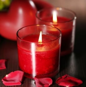 Velas y corazon amarre de amor