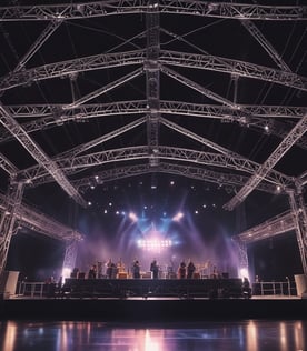 group of people watching concert