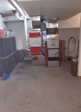 Completed Napoleon furnace installation by Bystrom Industries in Kamloops Business