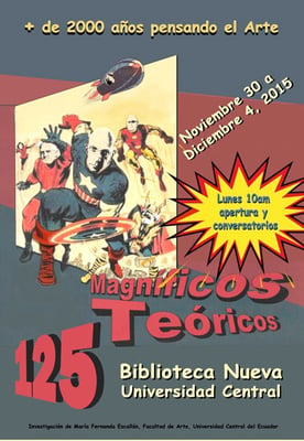 125 Magníficos Teóricos, afiche MFE art