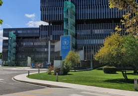 Facciata del palazzo di World Food Programme, progetto nel settore uffici di BRB Engineering srl