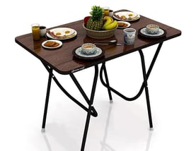wow craft Multi Purpose Foldable and Portable 2 Seater Dining Table