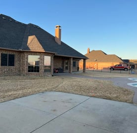 House before Patio