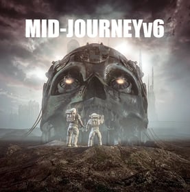 MidJourney v6 is an AI-powered art generator creating photorealistic and stylized visuals