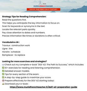 DELF A2 Guide Sample 2