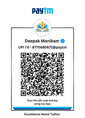 "Scan the QR code to make secure payments for Excellence Home Tuition services in Jabalpur."