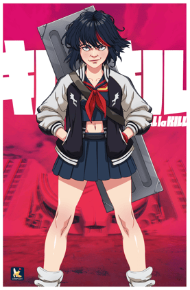 Ryuko Matoi kill la kill anime available for purchase at chimploot.com