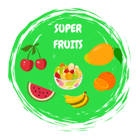 Super Fruits logo