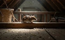 souris dans les combles