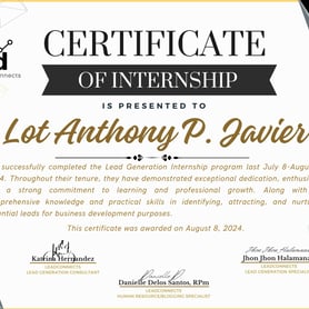 Lead Generation & Email Marketing Internship Program (Certificate)
