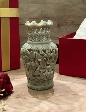 handcrafted vase