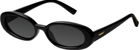 minimalistic retro small oval sunglasses