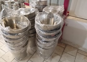 Ganesh and co serving bucket