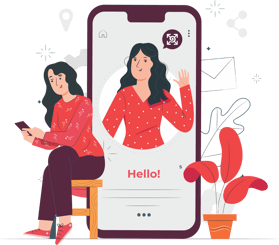 Tarot by Text : Step 1 : Message us your question on WhatsApp