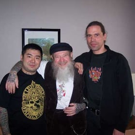 Mit Herbert Hoffmann und Horitaka Milano